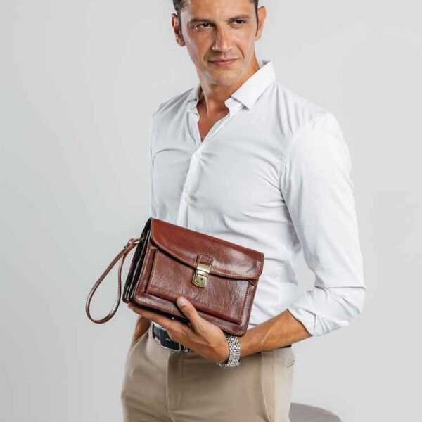 Muška kožna torbica 3014 1