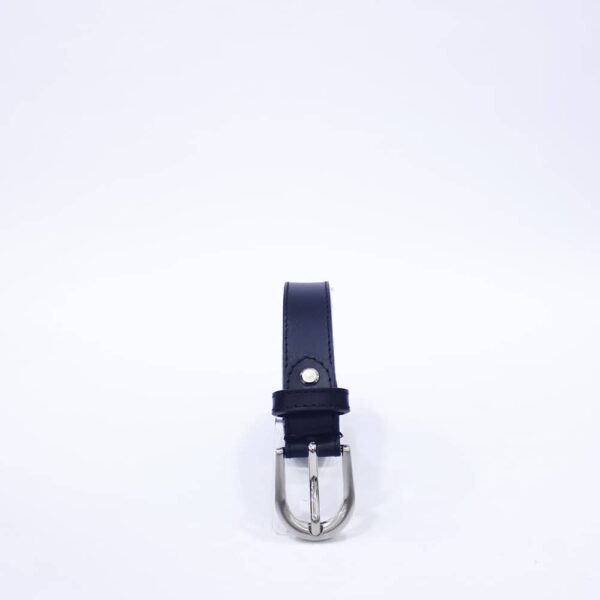 Kožni kaiš 2,2 cm crni 7214 2