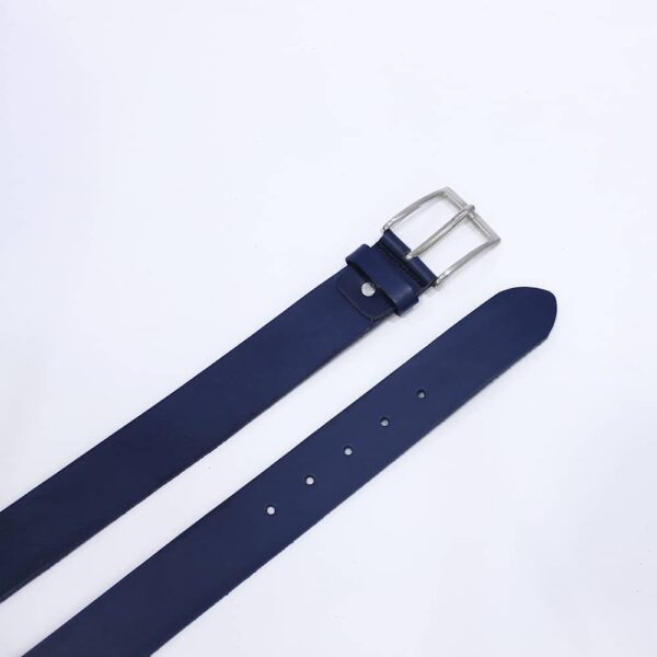 Kožni kaiš 3,7 cm teget 7215