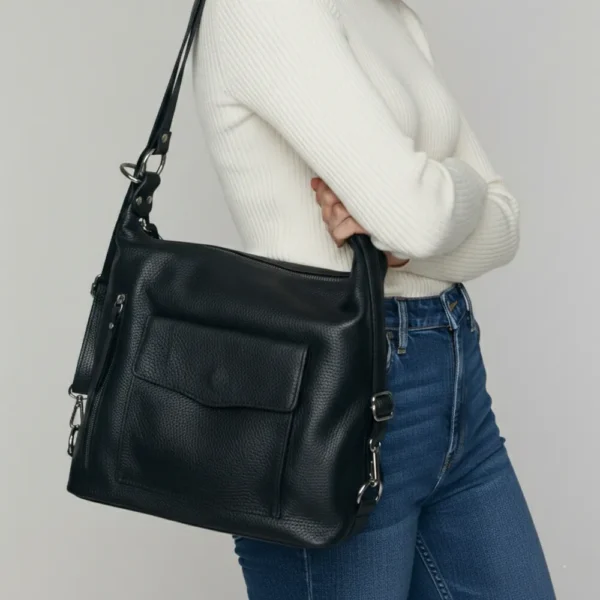 Alternative view of Kožna torba ranac 2235