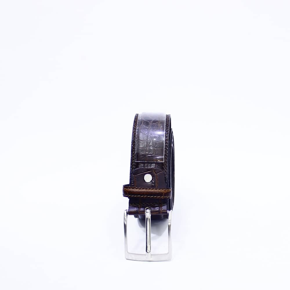 Kožni kaiš 3,7 cm braon 7212 Kožni kaiš 3,7 cm braon 7212 - Slika 2