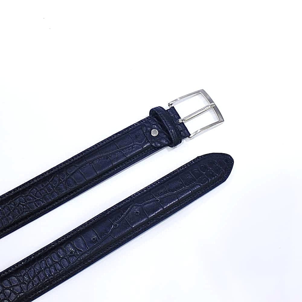 Kožni kaiš 3,7 cm crni 7221 Kožni kaiš 3,7 cm crni 7221