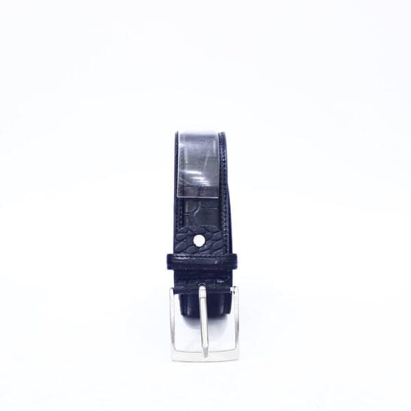 Kožni kaiš 3,7 cm crni 7221 Kožni kaiš 3,7 cm crni 7221 - Slika 3