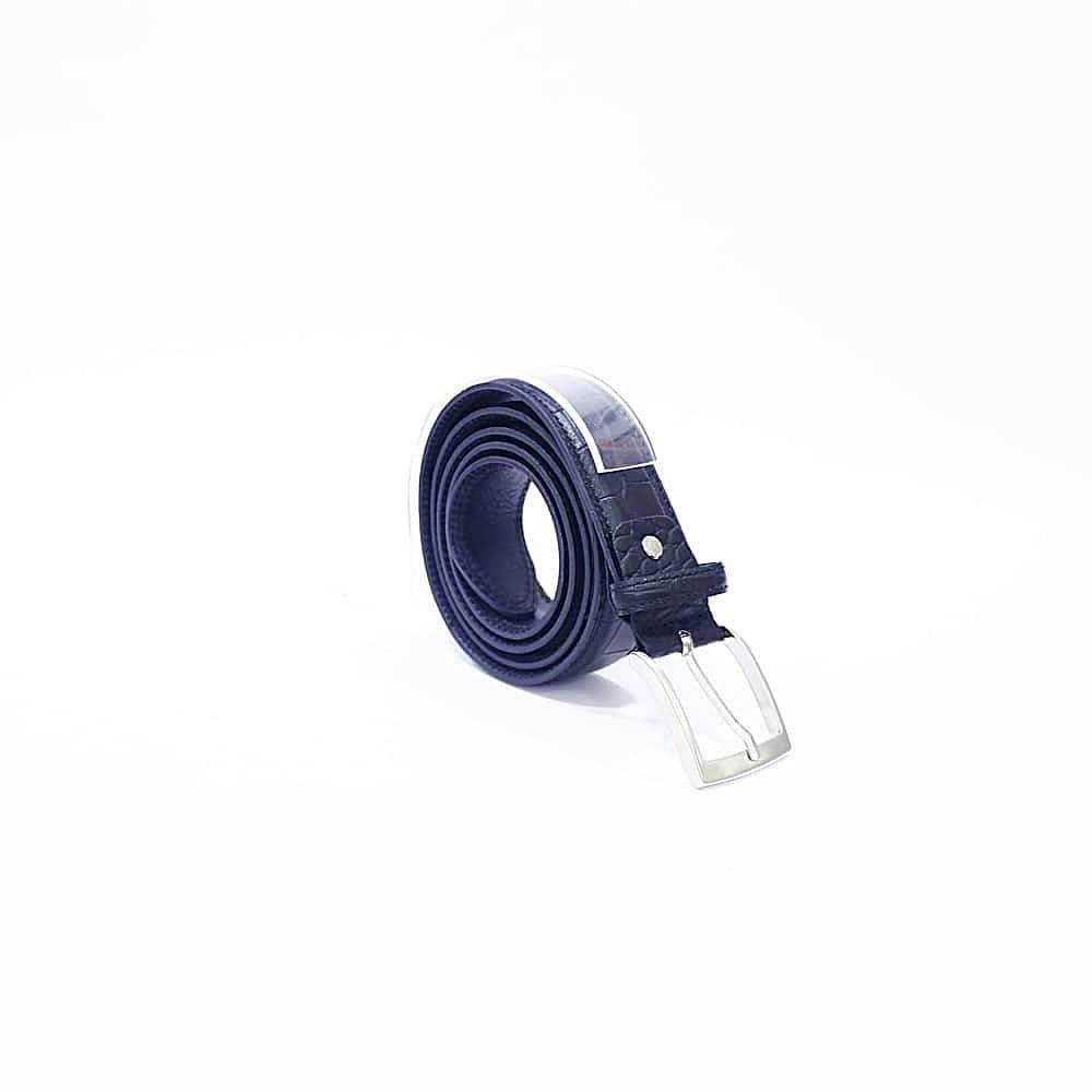 Kožni kaiš 3,7 cm crni 7221 Kožni kaiš 3,7 cm crni 7221 - Slika 2
