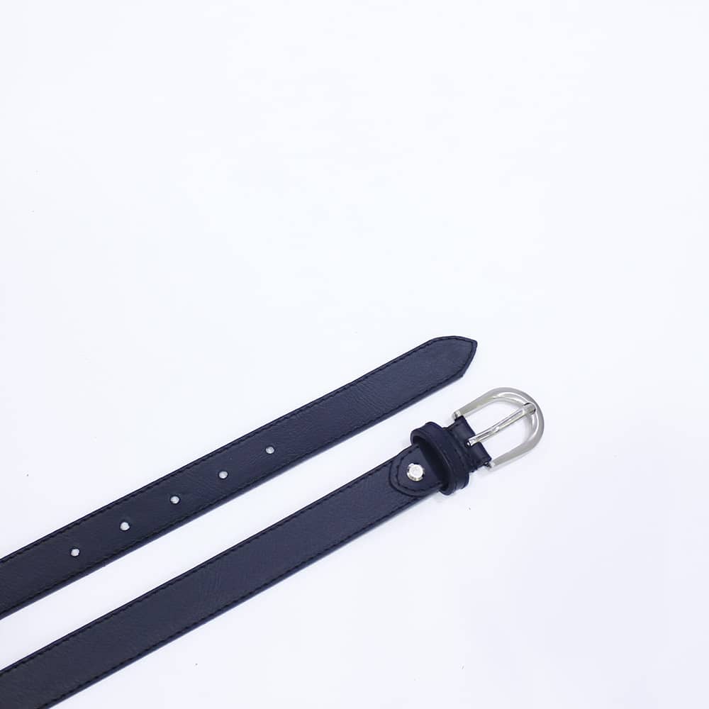 Kožni kaiš 2,2 cm crni 7220 Kožni kaiš 2,2 cm crni 7220