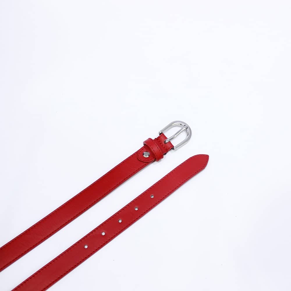 Kožni kaiš 2,8 cm crveni 7211 Kožni kaiš 2,8 cm crveni 7211
